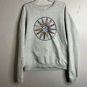 Jerzees Vintage SEC Family Pinwheel Sweatshirt Men size XL Cotton Blend